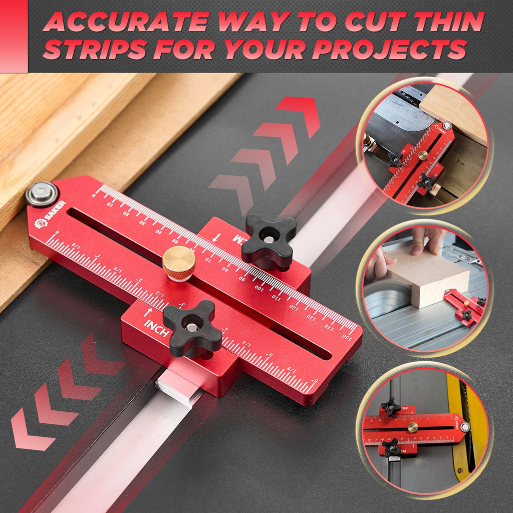 ® Thin Rip Jig Table Saw Jig Guide