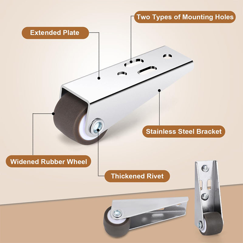 Galvanized Mini Directional Caster